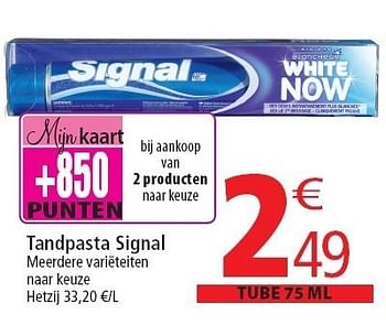 Promoties Tandpasta signal - Signal - Geldig van 02/11/2011 tot 08/11/2011 bij Match