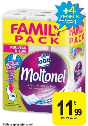 Promoties Toiletpapier moltonel - La William - Geldig van 02/11/2011 tot 08/11/2011 bij Carrefour
