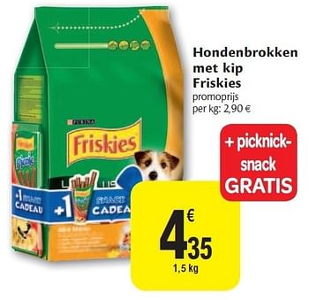 Promoties Hondenbrokken met kip friskies - Friskies - Geldig van 02/11/2011 tot 08/11/2011 bij Carrefour