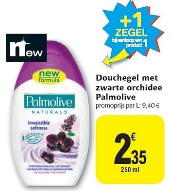 Promoties Douchegel met zwarte orchidee palmolive - Palmolive - Geldig van 02/11/2011 tot 08/11/2011 bij Carrefour