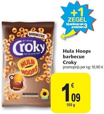 Promoties Hula hoops barbecue croky - Croky - Geldig van 02/11/2011 tot 08/11/2011 bij Carrefour
