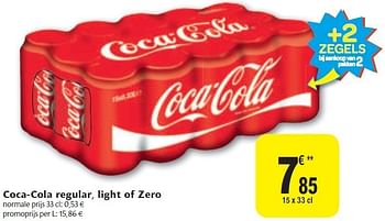 Promotions Coca-cola regular, light of zero - Coca Cola - Valide de 02/11/2011 à 08/11/2011 chez Carrefour