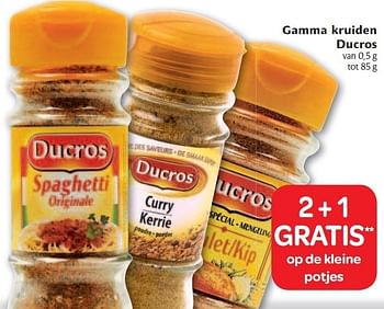 Promoties Gamma kruiden ducros - Ducros - Geldig van 02/11/2011 tot 08/11/2011 bij Carrefour