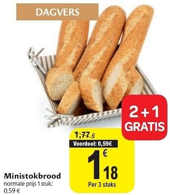 Promoties Ministokbrood - Huismerk - Carrefour  - Geldig van 02/11/2011 tot 08/11/2011 bij Carrefour