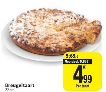 Promoties Breugeltaart - Huismerk - Carrefour  - Geldig van 02/11/2011 tot 08/11/2011 bij Carrefour