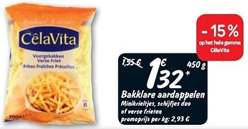 Promoties Bakklare aardappelen - CelaVita - Geldig van 02/11/2011 tot 08/11/2011 bij Carrefour