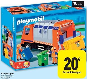 Promoties Kiepwagen - Playmobil - Geldig van 02/11/2011 tot 12/11/2011 bij Carrefour