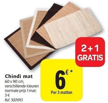 Promoties Chindi mat - Huismerk - Carrefour  - Geldig van 02/11/2011 tot 12/11/2011 bij Carrefour