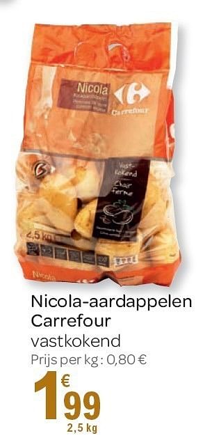 Promoties Nicola-aardappelen carrefour - Carrefour - Geldig van 02/11/2011 tot 15/11/2011 bij Carrefour