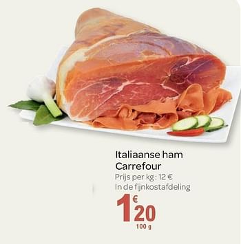 Promoties Italiaanse ham carrefour - Carrefour - Geldig van 02/11/2011 tot 15/11/2011 bij Carrefour