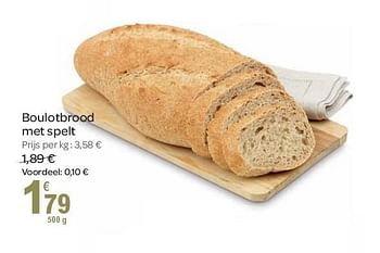 Promoties Boulotbrood met spelt - Huismerk - Carrefour  - Geldig van 02/11/2011 tot 15/11/2011 bij Carrefour