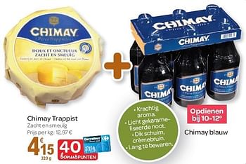Promoties Chimay trappist - Chimay - Geldig van 02/11/2011 tot 15/11/2011 bij Carrefour