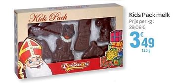 Promoties Kids pack melk - Tonkeys - Geldig van 02/11/2011 tot 15/11/2011 bij Carrefour
