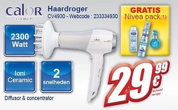 Promoties Haardroger cv4930 - Calor - Geldig van 02/11/2011 tot 15/11/2011 bij Eldi