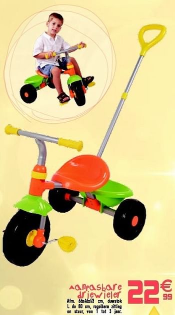 Promoties Aanpasbare driewieler - Disney - Geldig van 02/11/2011 tot 20/11/2011 bij Gifi
