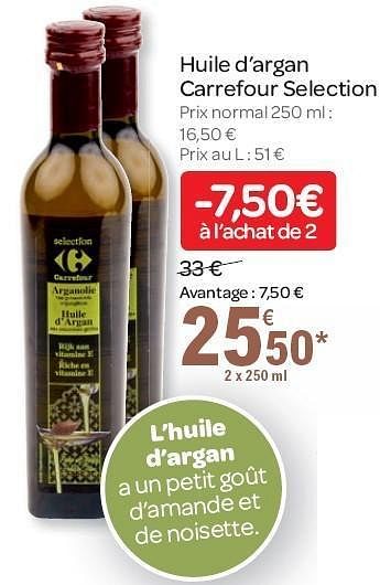 Huile de noisette CARREFOUR SELECTION