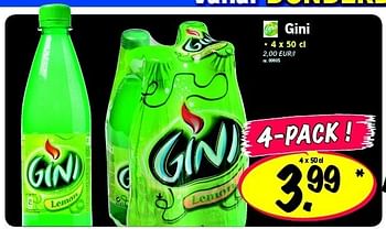 Promoties Gini lemon - Gini - Geldig van 03/11/2011 tot 09/11/2011 bij Lidl
