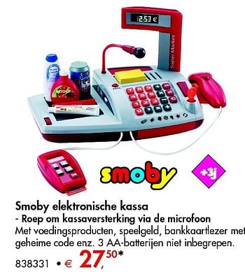 Boekhouding Harden magnifiek Smoby Smoby elektronische kassa - Promotie bij Colruyt
