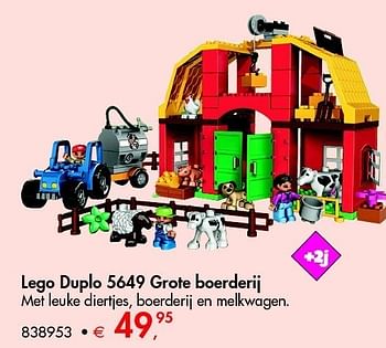 details Graveren Bekwaam Lego Lego duplo 5649 grote boerderij - Promotie bij Colruyt