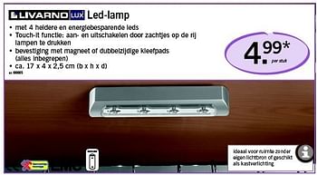 Promoties Led-lamp - Livarno - Geldig van 10/11/2011 tot 12/11/2011 bij Lidl