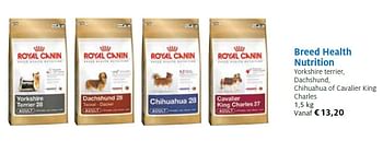 Promoties Breed health nutrition - Royal Canin - Geldig van 13/11/2011 tot 21/12/2011 bij Aveve