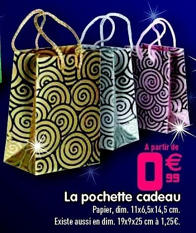 Pochette cadeau gifi new arrivals