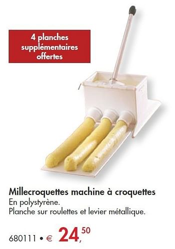 Millecroquettes - Croquette Machine