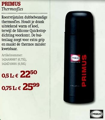 Promoties Thermosfles - Primus - Geldig van 01/12/2011 tot 31/12/2011 bij A.S.Adventure