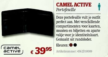 Promoties Portefeuille - Camel Active - Geldig van 01/12/2011 tot 31/12/2011 bij A.S.Adventure