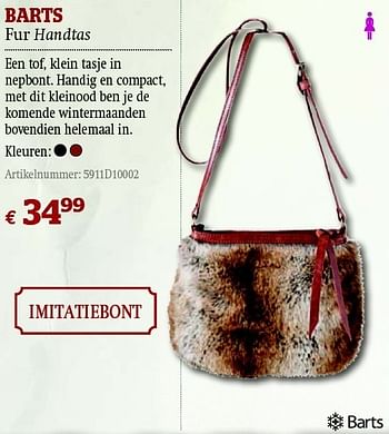 Promoties Fur handtas - Barts - Geldig van 01/12/2011 tot 31/12/2011 bij A.S.Adventure