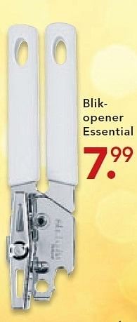 natuurlijk ongebruikt Tegen Brabantia Blikopener essential - Promotie bij Blokker