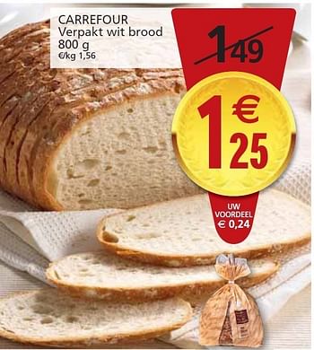 Promoties CARREFOUR Verpakt wit brood - Carrefour - Geldig van 06/12/2011 tot 11/12/2011 bij Champion