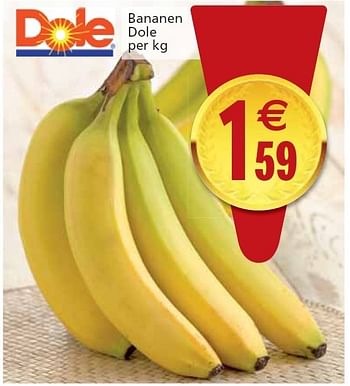 Promoties Bananen dole - Dole - Geldig van 06/12/2011 tot 11/12/2011 bij Champion
