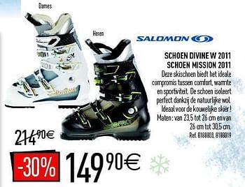 Promoties Schoen divine w 2011, schoen mission 2011 - Salomon - Geldig van 07/12/2011 tot 24/12/2011 bij Decathlon