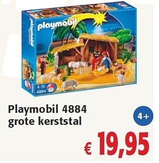 Playmobil 4884 grote kerststal - En promotion