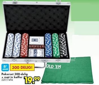 Standaard Kostbaar Onderhoudbaar Huismerk - Bart Smit Pokerset 300-delig + mat in koffer - Promotie bij Bart  Smit