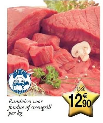 Promoties Rundvlees voor fondue of steengrill - Huismerk - Champion - Geldig van 13/12/2011 tot 31/12/2011 bij Champion