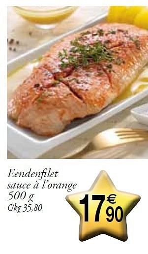 Promoties Eendenfilet sauce à l`orange - Huismerk - Champion - Geldig van 13/12/2011 tot 31/12/2011 bij Champion