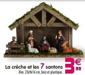 Creche De Noel Chez Gifi  Table de Noel