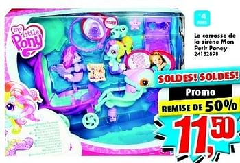 Promotions Le carrosse de la sirène mon petit poney - My Little Pony - Valide de 03/01/2012 à 31/01/2012 chez Bart Smit