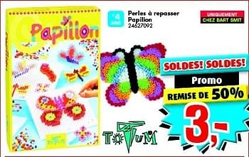 Promotions Perles à repasser papillon - TomTec - Valide de 03/01/2012 à 31/01/2012 chez Bart Smit