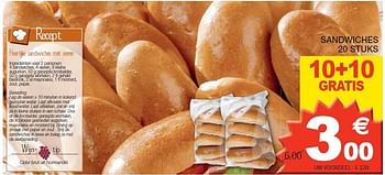 Promoties Sandwiches - Huismerk - Champion - Geldig van 03/01/2012 tot 15/01/2012 bij Champion