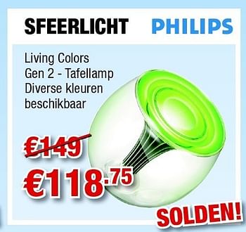 Promoties Sfeerlicht - Philips - Geldig van 05/01/2012 tot 18/01/2012 bij Cevo Market