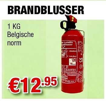 Promoties Brandblusser - Huismerk - Cevo - Geldig van 05/01/2012 tot 18/01/2012 bij Cevo Market
