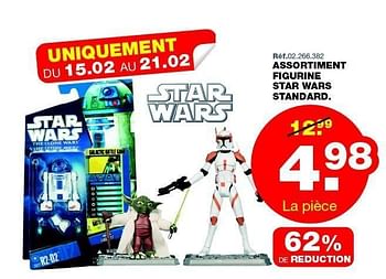 Promotions Assortiment figurine star wars standard. - Star Wars - Valide de 30/01/2012 à 26/02/2012 chez Maxi Toys