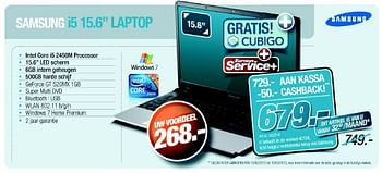Promotions Laptop - Samsung - Valide de 01/02/2012 à 29/02/2012 chez Auva