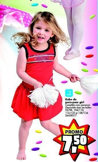 Promotions Robe de pom-pom girl - Produit maison - Bart Smit - Valide de 04/02/2012 à 26/02/2012 chez Bart Smit