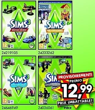 Promotions Les sims 3 - Electronic Arts - Valide de 04/02/2012 à 26/02/2012 chez Bart Smit