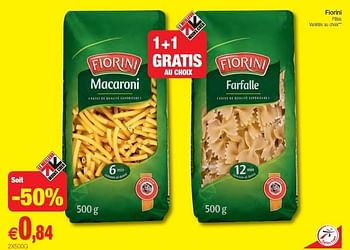 Promoties Fiorini pâtes - Fiorini - Geldig van 07/02/2012 tot 12/02/2012 bij Intermarche