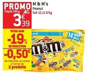 Promoties M & m`s peanut - M&M 's - Geldig van 08/02/2012 tot 14/02/2012 bij Match Food & More